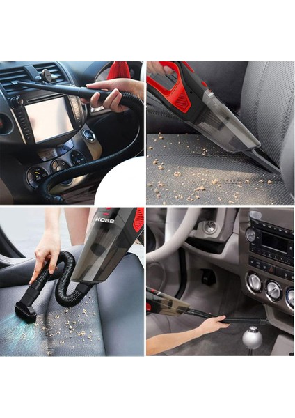 KBV12 12VOLT/120WATT Araç Süpürgesi + 5 Parça Aksesuar Seti + Taşıma Çantası fırsatları