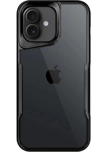 Apple iPhone 16 Plus Kılıf Boyi Silikon Kapak - Siyah Zrnet