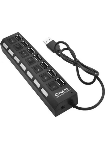 7 Port USB 2.0 Swith Çoklayıcı Çoğaltıcı