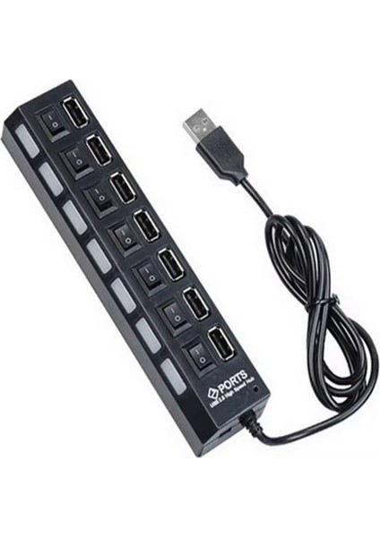 7 Port USB 2.0 Swith Çoklayıcı Çoğaltıcı