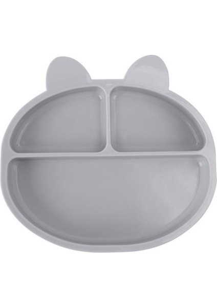 3 Gözlü Silikon Mama Tabağı, Vakum Tabanlı Bebek Çocuk Porsiyon Tabak Gıda Sertifikalı fiyatları