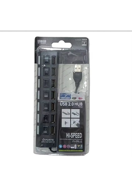 7 Port USB 2.0 Swith Çoklayıcı Çoğaltıcı