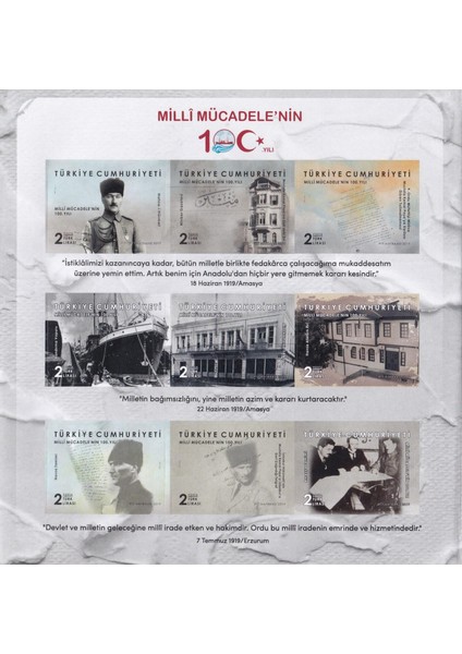 Milli Mücadele'ini 100. Yılı Özel Blok - Portföy fiyatları