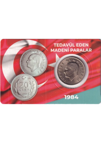 20 Lira (1984) Çil Eski Madeni Para