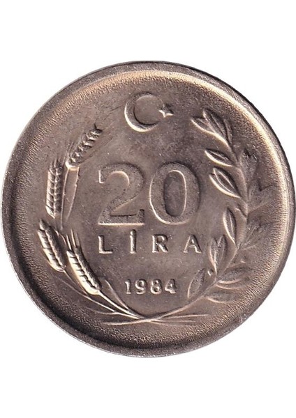 20 Lira (1984) Çil Eski Madeni Para fırsatları