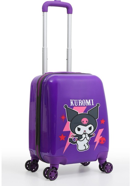Kuromi Mor Kız Çocuk Valizi | Darbeye Dayanıklı modelleri