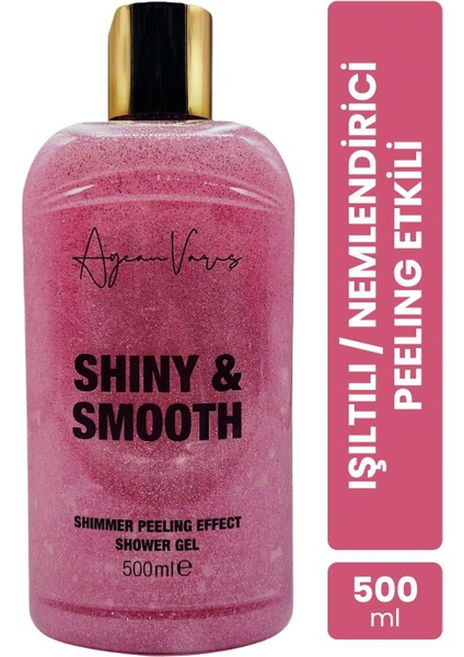 Shimmer Duş Jeli 500 ml Işıltılı Peeling Etkisiyle Cildinizi Canlandırır