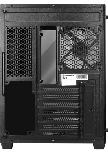 Iceblade Pro Black 7*12CM Argb Fan Kontrolcü Temperli Cam Kumandalı Atx Mid-T Gaming Oyuncu