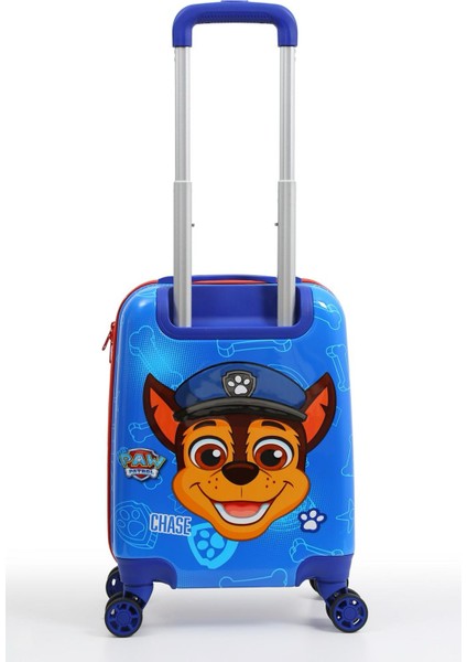 Paw Patrol Lisanslı Çocuk Valizi Chase Temalı | Darbeye Dayanıklı 360 Tekerlek