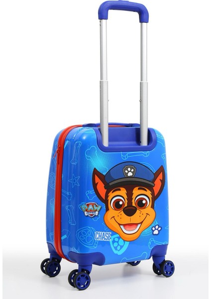 Paw Patrol Lisanslı Çocuk Valizi Chase Temalı | Darbeye Dayanıklı 360 Tekerlek