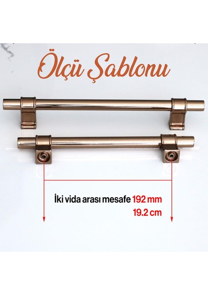 Mobilya Çekmece Mutfak Dolap Kapak Dolabı Kulpları Kulbu Kulpu Bronz Metal Kulp 192 Mm-19.2 cm modelleri