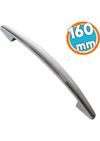 Metal Kulp Mobilya Mutfak Çekmece Dolap Dolabı Kapak Kulpları Kulbu Kulpu 16 cm 160 mm Krom