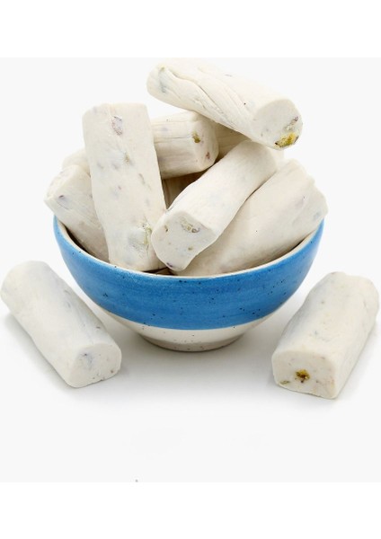 Antep Fıstıklı Sütlü Fitil Lokum-Glutensiz-Tatlandırıcı Içermez-Doğal Enfes Lezzet (400 Gr)