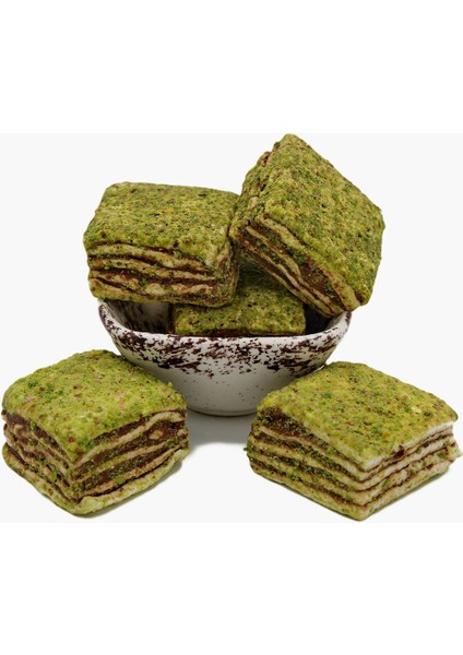 Toz Antep Fıstıklı Hünkar Lokum -Glutensiz-Tatlandırıcı İçermez-Doğal Enfes Lezzet(400 gr)
