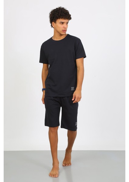 Erkek Pamuk Lakost Alt Üst Kaprili Pijama Takım Lacivert 6874 fiyatları