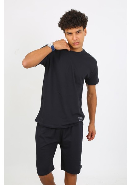 Erkek Pamuk Lakost Alt Üst Kaprili Pijama Takım Lacivert 6874 fırsatları