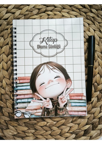 Kitap Okuma Günlüğü MDL02 / Ajandası / Defteri / Okumanı Planla / Reading Planner Oku, Takip Et
