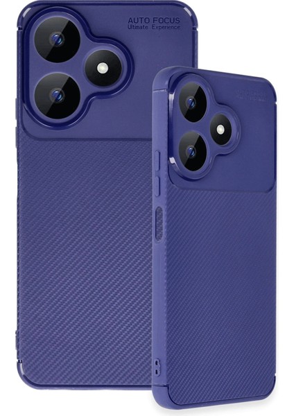 Xiaomi Redmi 13 4g Kılıf Auto Focus Karbon Kapak - Lacivert Zrnet