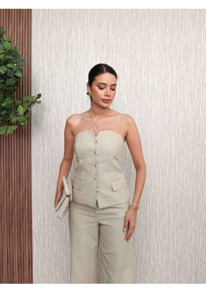 Straples Keten Pantolon Takım fırsatları