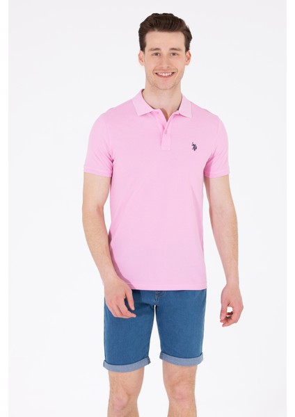 Erkek Açık Pembe Tişört Basic 50262933-VR078