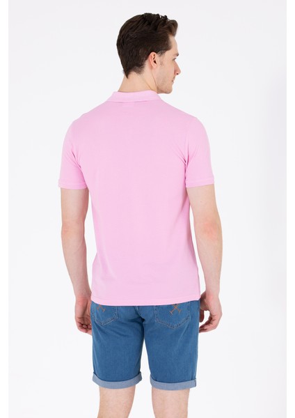 Erkek Açık Pembe Tişört Basic 50262933-VR078 indirimleri