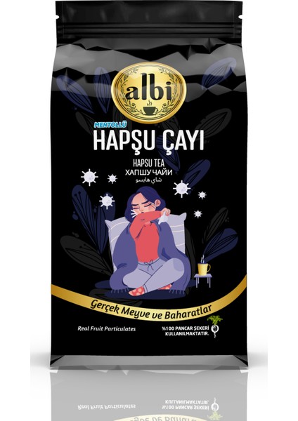 Mentollü Baharat & Limon Taneli Hapşu Çayı 250 gr fiyatları