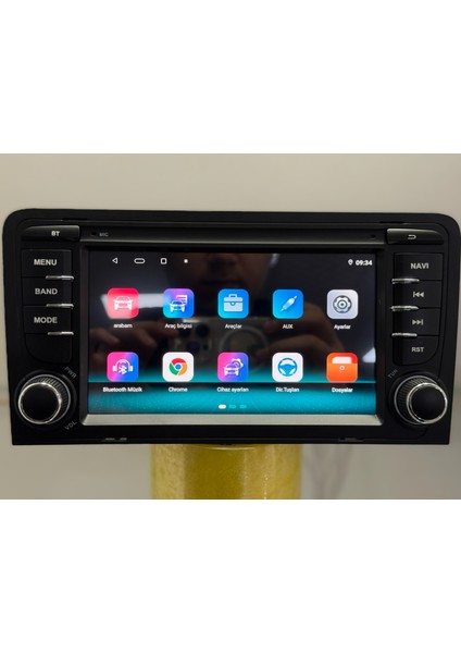 Audi A3 2008 2012 Carplay Navigasyon Multimedya Android Kamera Bt Double