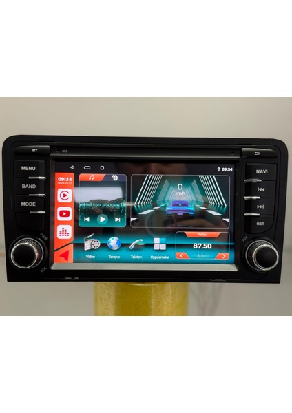 Audi A3 2008 2012 Carplay Navigasyon Multimedya Android Kamera Bt Double