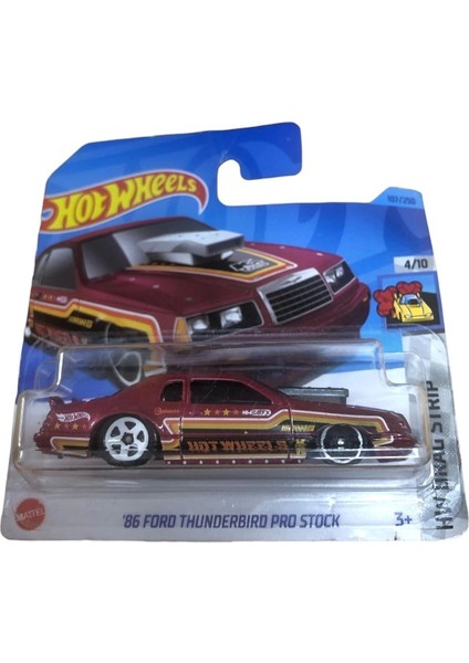 86 Ford Thunderbırd Pro Stock Koleksiyonluk Tekli Arabalar