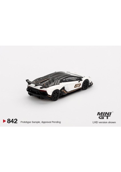 Lamborghini Aventador Svj 63 Bianco Asopo 842 modelleri