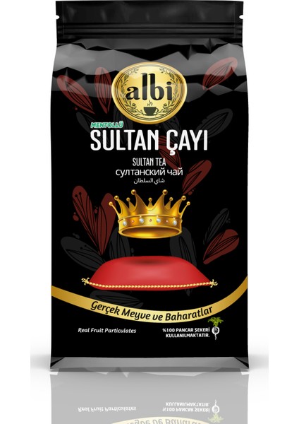 Mentollü Baharat & Limon Taneli Sultan Çayı 250 gr fiyatları