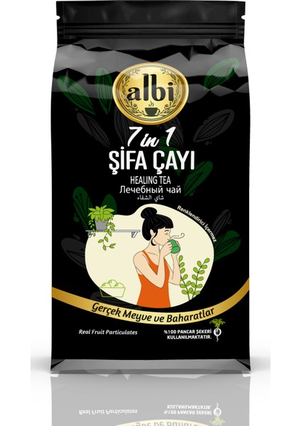 7 Baharat Limon Taneli Şifa Çayı 250 gr