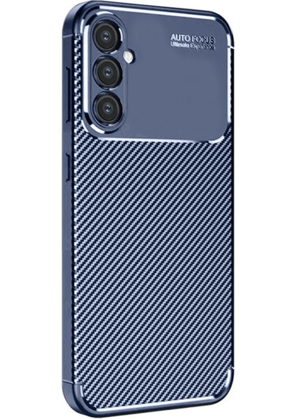 Samsung Galaxy A16 5g Kılıf Karbon Kapak - Lacivert Zrnet