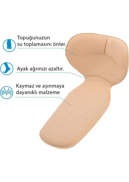 Topuk Vurma Önleyici 1 Çift Ayakkabı Daraltma Pedi Topuk Koruyucu Sünger Tabanlık