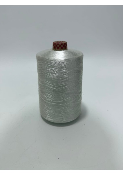 Beyaz Renk Polyester Iplik 19 Rulo