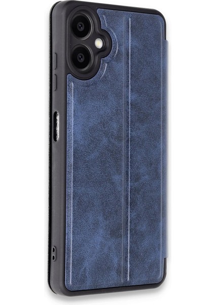 Samsung Galaxy A06 Kılıf Flip Cover - Lacivert Zrnet