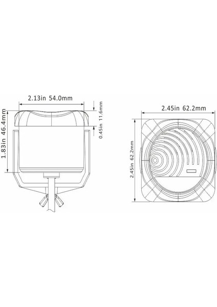 Marine Sintine Alarmi 24 V - 10AMP 47X55 mm Seaflo indirimleri