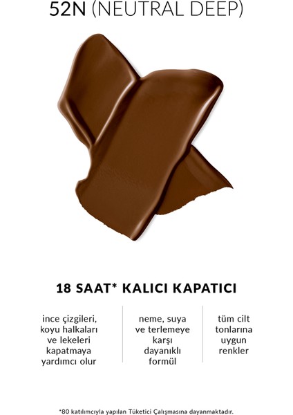 Powerstay Concealer 52N (Neutral Deep) modelleri