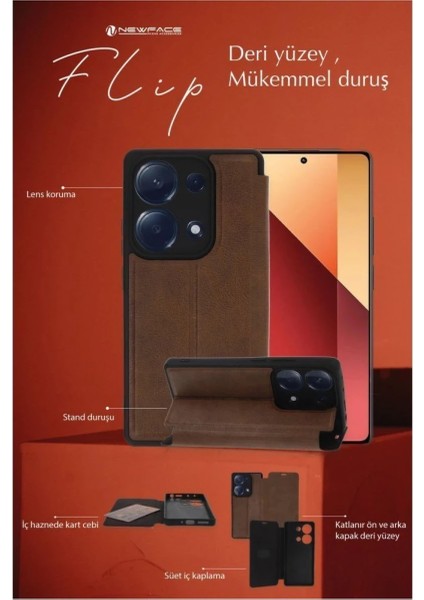Apple iPhone 16 Pro Kılıf Flip Cover - Taba Zrnet