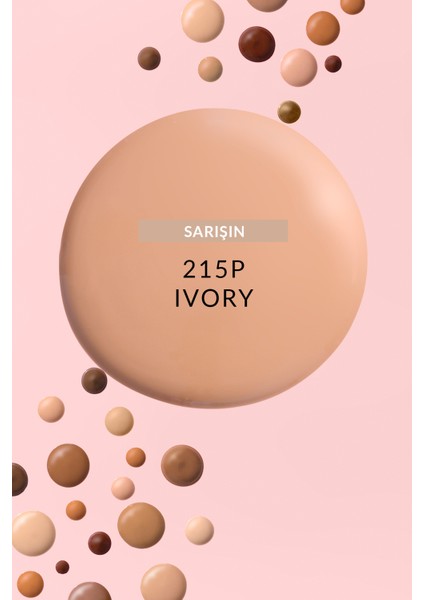 Make Up + Care 3ü 1 Arada Mat Serum Fondöten 30 Ml. 215P Ivory