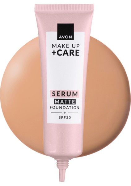 Make Up + Care 3'ü 1 Arada Mat Serum Fondöten 30 ml 235P Shell