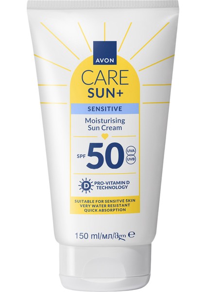 Sun+ Protect Hassas Ciltler İçin Nemlendirici GüNeş Kremi SPF 50 150 ml