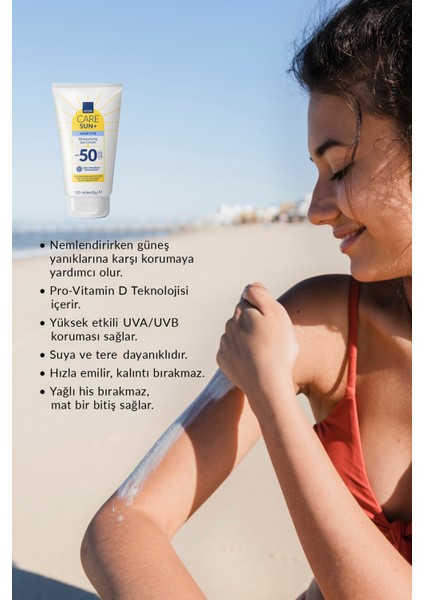 Sun+ Protect Hassas Ciltler İçin Nemlendirici GüNeş Kremi SPF 50 150 ml