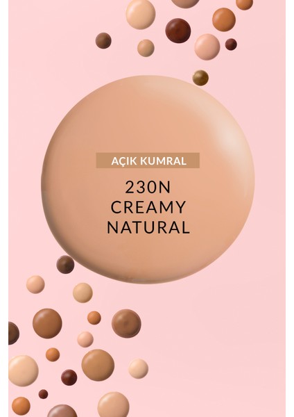 Make Up + Care 3'ü 1 Arada Mat Serum Fondöten 30 ml 230N Creamy Natural