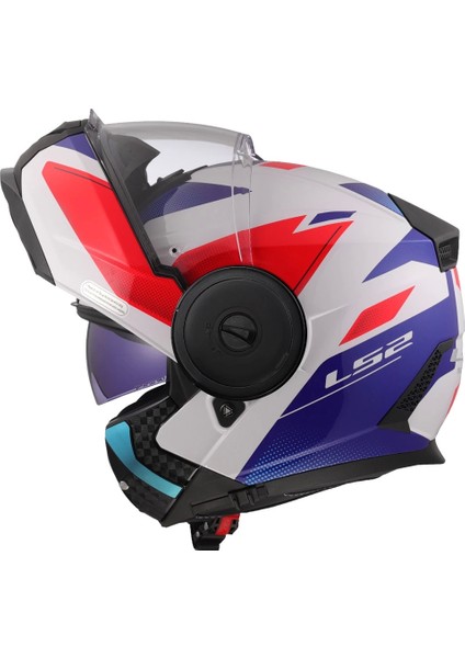 Scope 2 Durıa Beyaz-Mavi-Kırmızı Çene Açılır Kask fiyatları