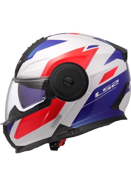 Scope 2 Durıa Beyaz-Mavi-Kırmızı Çene Açılır Kask indirimleri