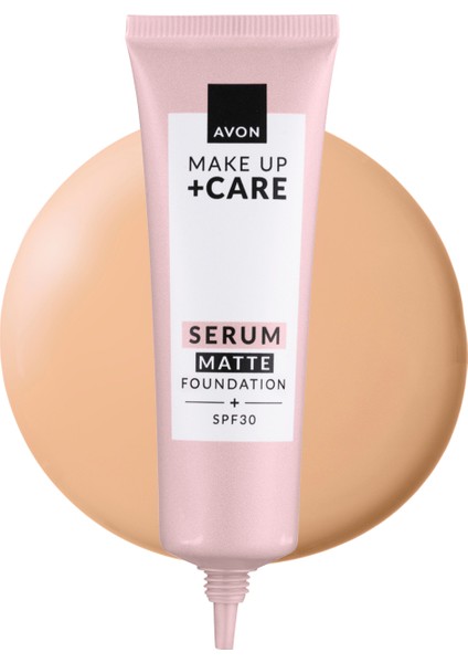 Make Up + Care 3ü 1 Arada Mat Serum Fondöten 30 Ml. 140P Light Ivory