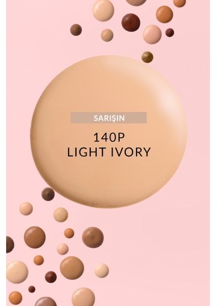 Make Up + Care 3ü 1 Arada Mat Serum Fondöten 30 Ml. 140P Light Ivory
