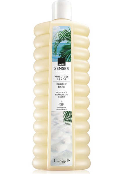Senses Maldives Sands Deniz Tuzu ve Frangipani Kokulu Banyo Köpüğü 1lt