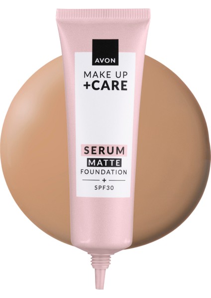 Make Up + Care 3'ü 1 Arada Mat Serum Fondöten 30 ml 245N Natural Beige